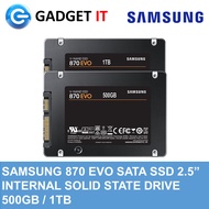SAMSUNG 870 EVO SATA 2.5" INTERNAL SOLID STATE DRIVE FOR LAPTOP PC (500GB ,1TB) SSD-SEC-EVO870-1TB