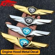 3D Wing‑Shaped Zinc Alloy Engine Hood Metal Emblem Badge For Toyota Harrier XU30 XU60 XU80 2020-2026