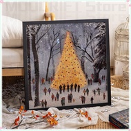 500-Piece Puzzle with Gold Foil Square 50.8x50.8 Frame for Wall Hanging