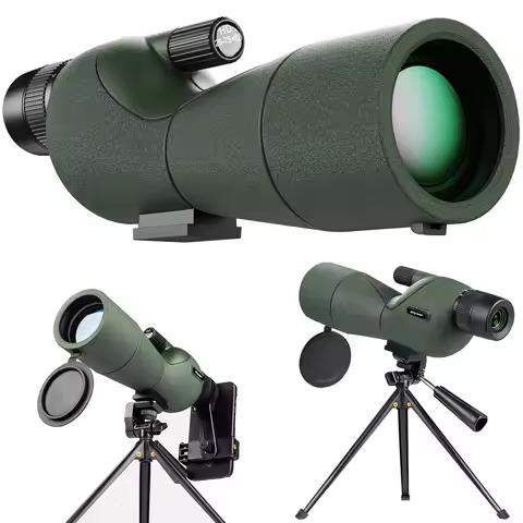 25-75x60 Spotting Scope Zoom Monocular High Power telescope Bak4 Prism ED Lens For Outdoor Camping B