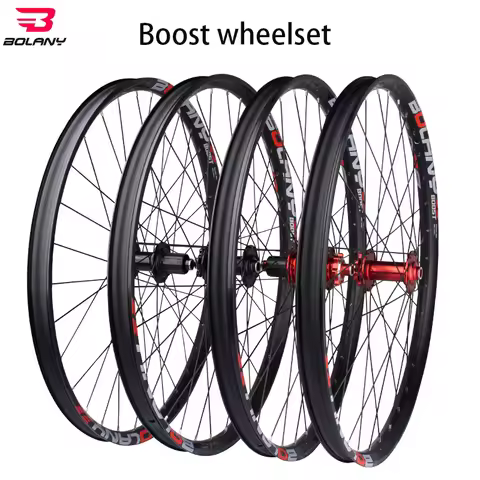 Bolany MTB Bike Boost Wheelset Wheel Thru Axle Hub 110*15 148*12MM XD/HG/MS Wide Rim 32H Spoke 6 Paw