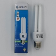 iwachi หลอดตะเกียบธรรมดา 2U 15W แสงขาว ขั้วE27 หลอดประหยัดไฟ 170-265V