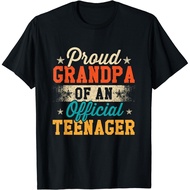 Proud Grandpa Of Official Teenager 13Th Birthday Gift Mens Gift Unisex T-Shirt