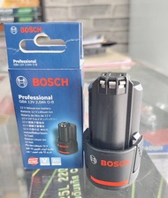 Bosch แบตเตอรี่ รุ่น GBA 12v 2.0Ah Li-ion Battery ของแท้ 1600A00F6X : แบตเตอร์รี่ 12V.ความจุ 2.0 Ah