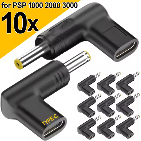 5V Type-C to DC Female Power Connector For PSP 1000 2000 3000 Type-C To DC Adapter Plug s For Chargi