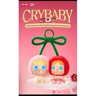 POPMART Crybaby plush keychain - Love you Cherry Much