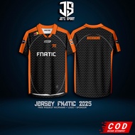 Latest Pro FNATIC Esport Jersey 2025 Free Request Nickname & Custom Desighn