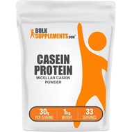 Bulks.cominProteinPowder-MicellarinPowder,SlowDigestingProtein-Unflavored&GlutenFree,30gperServing,1