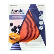 Aoraki NZ King Blackcurrant Frozen Cold Smoked Salmon Slices