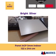 Panel Acp Mark Seven 3 Mm Indoor - Acp Putih / Merah / Silver