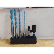 Drill bit set, screw tip, 8mm bosch tip