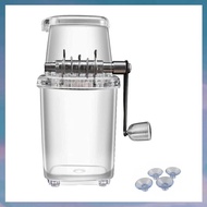 (XCTS) Ice Crusher Manual Rotary Ice Crusher Cocktails Machine Ice-Cube Crushed Smoothies Ice Crushe