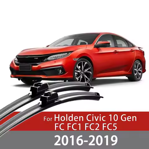 2PCS Car Front Wiper Blades For Honda Civic 10 Gen FC FC1 FC2 FC5 2016-2019 Windshield Windscreen Ac