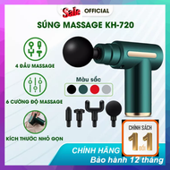 Máy massage cầm tay - 6 chế độ mini - máy massage lưng mát xa cổ vai gáy giảm đau nhức màn hình led