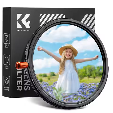 K&F Concept 3in1 Filter 67mm Variable ND Filter ND2-32 CPL Filter 1/4 Black Pro Mist Filter C Series