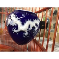 MPT Aksesori Sangkar Burung Murai Batu Set 2 Unit Logo Naga Sesuai Untuk Dedak Burung Parrot Shama M