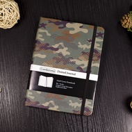 B6 160gsm Camouflage Dotted Bullet Notebook Hard Cover Diary Dot Grid Journal Travel Planner