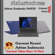 Laptop ADVAN Soulmate Celeron N4020 4GB 128GB 256GB 14" - Laptop MURAH