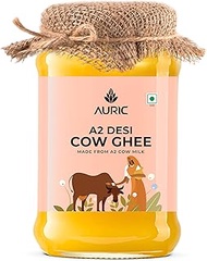 Auric A2 Bilona Desi Cow Ghee 1L Vedic Method Bilona Traditional Curd Churned Lab Tested Ghee Daneda