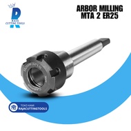 Arbor Type MTA 2 ER25 Collet Milling - Milling Collet Arbor Type ER25 Model MTA 2 Tapper