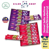 Jomei Jello Mellow Strawberry Grape Flavoured Jelly Marshmallow 30pcs Per Box