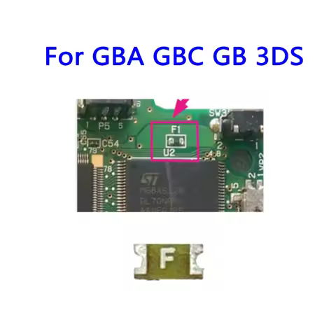 100PCS For Nintendo Game Boy Advance GBA GBC GB 3DS F1 F2 Replacement Fuses