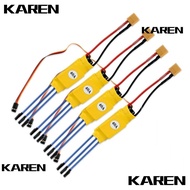 KAREN1 Brushless ESC, Banana Head HW30A 40A Electronic Speed Controller,  T Plug Easy Use BEC Functi
