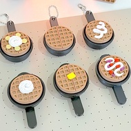Waffle Clicker Keychain | Handmade Aesthetic Accessory | Malaysia Stock