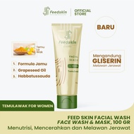 Feed Skin Skincare Facial Wash Skin Care Temulawak Natural Skincare Women Girls