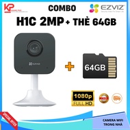 [2025] H1C Ezviz 2MP Camera + 64GB Card, compact mini camera, wide angle, indoor wifi camera.