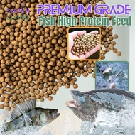 Premium Makanan Ikan Talapia Dedak Ikan Keli Fish Pallet Ikan Talapia Floating Fish Food Fish Feed Pellet 1kg 鱼料 淡水鱼饲料