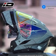 หมวกกันน็อคยกคาง ID HYBRID นวมถอดซักได้ รอบรับบลูทูธ รอบรับการใส่แว่นตา มอก และ ECE 22-06