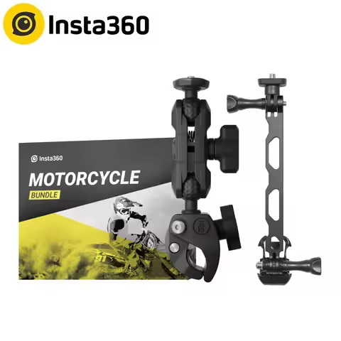 Insta360 Motorcycle Mount Bundle For X5 X4 X3 / ONE X2 / ONE R / ONE X Action Camera Professional Sp