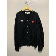CDG PLAY CARDIGAN