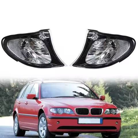 Car Turn Light Housing for BMW 3S E46 4-door 318i 320i 325i 330i 2002-2005 Corner Marker Parking Lig