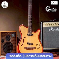 Gusta ALNUEVO Hybrid  | กีตาร์โปร่งไฟฟ้า สไตล์ Hollow body ไฮบริดกีตาร์  2ระบบใน 1ตัว ✨มีเก็บปลายทาง