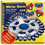Words Storm Game, Letter Word Games, Board Games for Adults and Children, Fast and Crazy, 2 to 8 Pla
