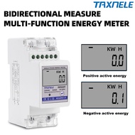 Multifunction 230V 60A Bi-directional Energy Meter Import Export KWH Solar PV Power Voltage Current 