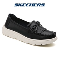 Skechers สเก็ตเชอร์ส รองเท้าผู้หญิง Women Ocean Sunset Shoes - 167829-BBK รองเท้าผ้าใบผู้หญิงหนังแท้ Air-Cooled Goga Mat Flex, Machine Washable, Ortholite, Ultra Go, Vegan