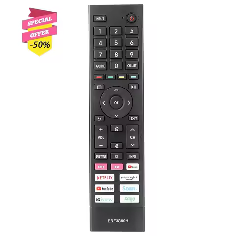 ERF3G80H IR Remote Control For Hisense TV 55U7G 65U7G 75U7G 85U7G 43A7G 50A7G 55A7G 65A7G 75A7G 85A7