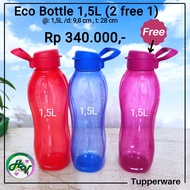 Tupperware eco bottle 15 liter harga per 1 pcs botol minum