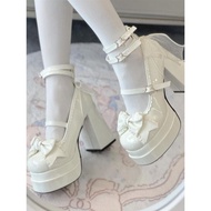 Y2K Mary Jane Shoes - Block Heel Princess Style