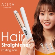 Sunny Japan AKIRA Hair Straightener Portable Mini Daily 2 in 1 LCD Display Negative Ions Hair Straig