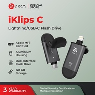 ADAM elements iClips C 128 GB USB C & Lightning Flash Drive
