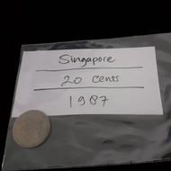 Singapore Coin / 20 Cents / 1987