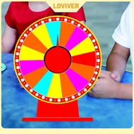 Tabletop Prize Turntable Tabletop Fortune Wheel Dry Erasable Roulette Wheel for Fortune Tradeshow Pa