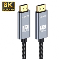 High Speed 1M 2M 3M 5M HDMI 2.1 Cabo Support HDTV 3D 8K 60hz 4K120hz HDMI Male To HDMI Male Cable For Laptop TV PC Monitor Projector