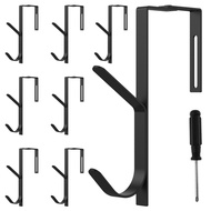8Pcs Cubicle Hooks Metal Cubicle Wall Hooks Sturdy Adjustable Cubicle Hangers with Screwdriver Compa