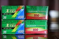 (過期)(全新未拆封)FUJI X-TRA 400 彩色負片 /  Fujicolor 100 彩色負片