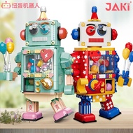 JAKI Happy Robot Block Gashapon Capsule Toy Game 扭蛋机器人